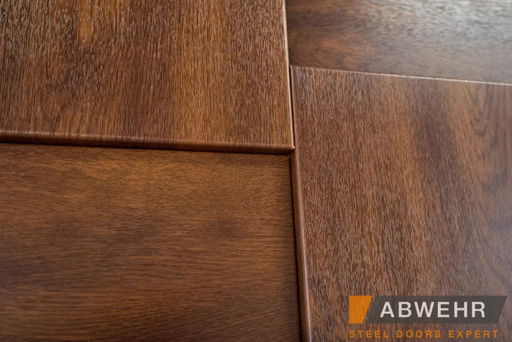 Двері вуличні, модель LP-12 Supreme ТЕРМОРОЗРИВ 3 контури ущільнення, дуб темний/ваніль Київ - фото 10