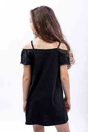 Сарафан літній для дівчаток підлітковий, малиновий, чорний топ Крохатушка одяг Київ