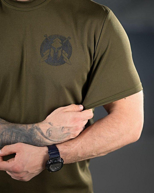 Тактическая потоотводящая Футболка Ні Жалю Ні Страху oliva ПП4694 Одеса - фото 4