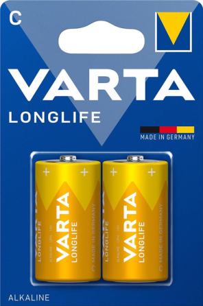 Батарейка VARTA LONGLIFE С BLI LR14 (блістер 2 шт) Харків