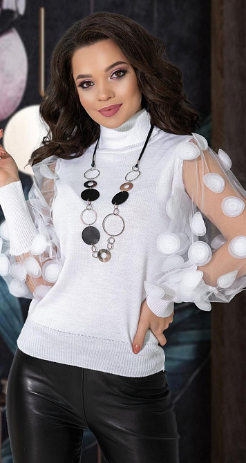 Ошатний светр із високою стійкою Київ - фото 2