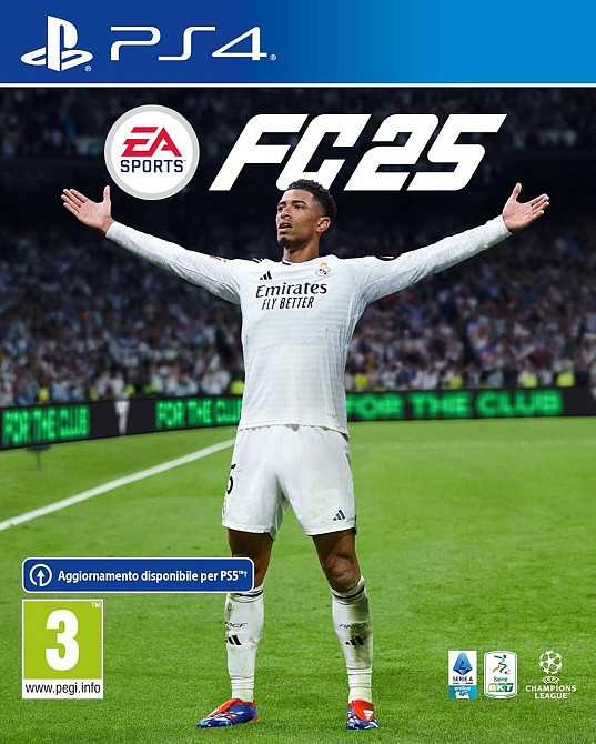 Видеоигра EA Sports FC 25 Стандарт Черный PS4 диск англ озвучание интерфейс итальянский Киев - изображение 1