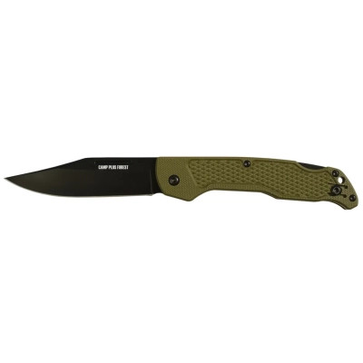 Ніж Ontario Knife Camp Plus EDC Forest Green (ON4315GRN) Вінниця - фото 1