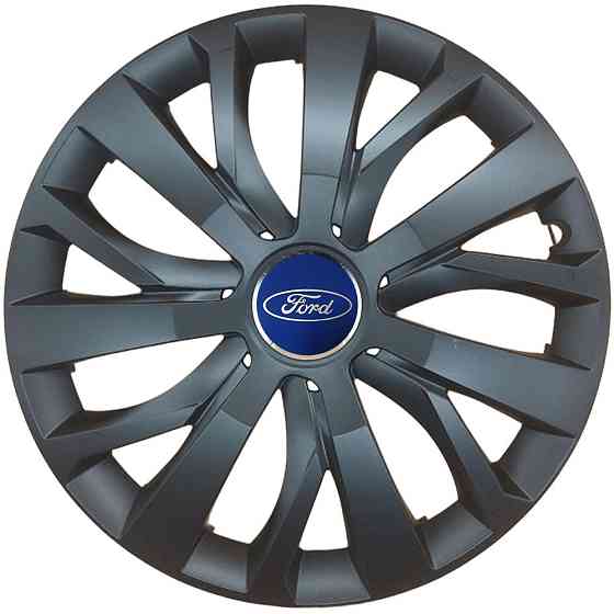 Автомобильные модельные колпаки R16 SJS Ford 432 4шт, черные Винница