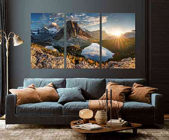 Модульна картина у вітальню/ спальню    Гори       ART-093_3A Київ