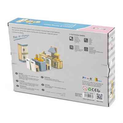 Ігровий набір Viga Toys Дерев&apos;яні меблі для ляльок PolarB Кухня і їдальня (44038) Вінниця