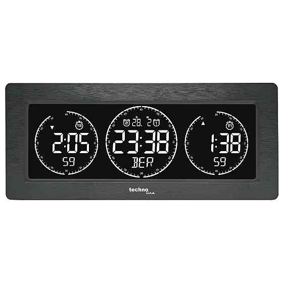 Часы настольные Technoline WT458 Black (WT458) Винница