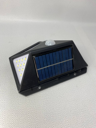 Б/у Уличный светильник на солнечной батарее Solar SL100 IOTSES 100 LED с датчиком движения и сумерек IP65 Черный Киев