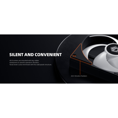 Кулер для корпуса ID-Cooling AS-120-ARGB-K TRIO Винница - изображение 7