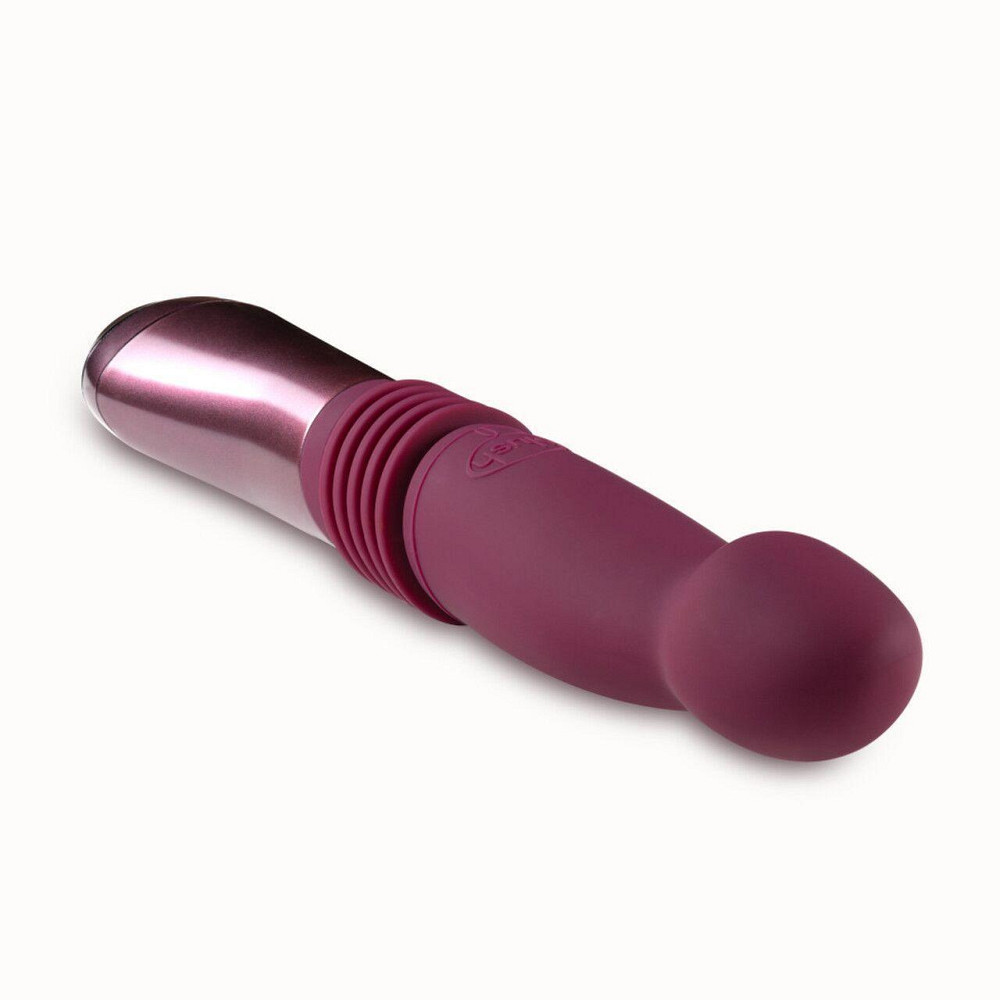 Пульсатор для точки G Blush Temptasia – Trixie Thrusting Dildo – Wine Red, 3 швидкості Sex Aura Київ - фото 1