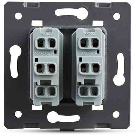 LIVOLO 2-клавішний вимикач LIVOLO, блакитний, модуль без рамки (VL-C7-K2-19) Коломия