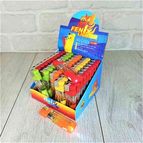 Зажигалка с фонариком пьезовая Феникс Микс уп/50шт. Харьков