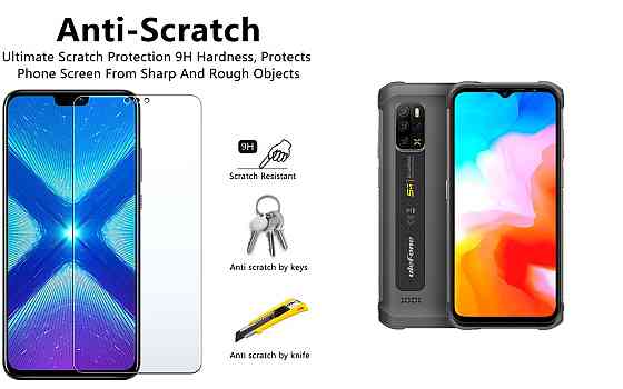 Защитное стекло NeoGlass для Ulefone Armor 12 5G, Armor 12S – ультрапрозрачное и устойчивое Киев