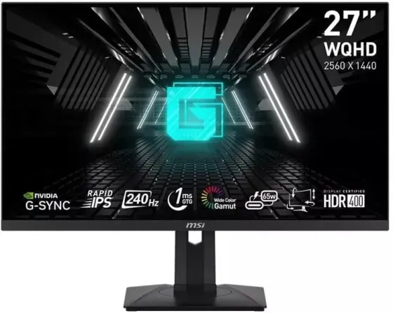 Монитор Msi  komputerowy 68,6 cm (27") 2560 x 1440 px Quad HD Czarny (G274QPX) Київ