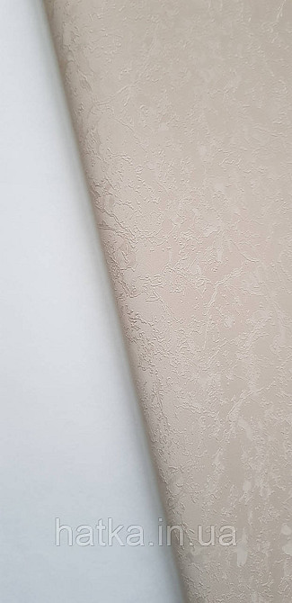 Шпалери вінілові на флізеліні Sintra Adria метрові під венеціанську штукатурку перламутрові бежеві кави з молоком Київ - фото 1