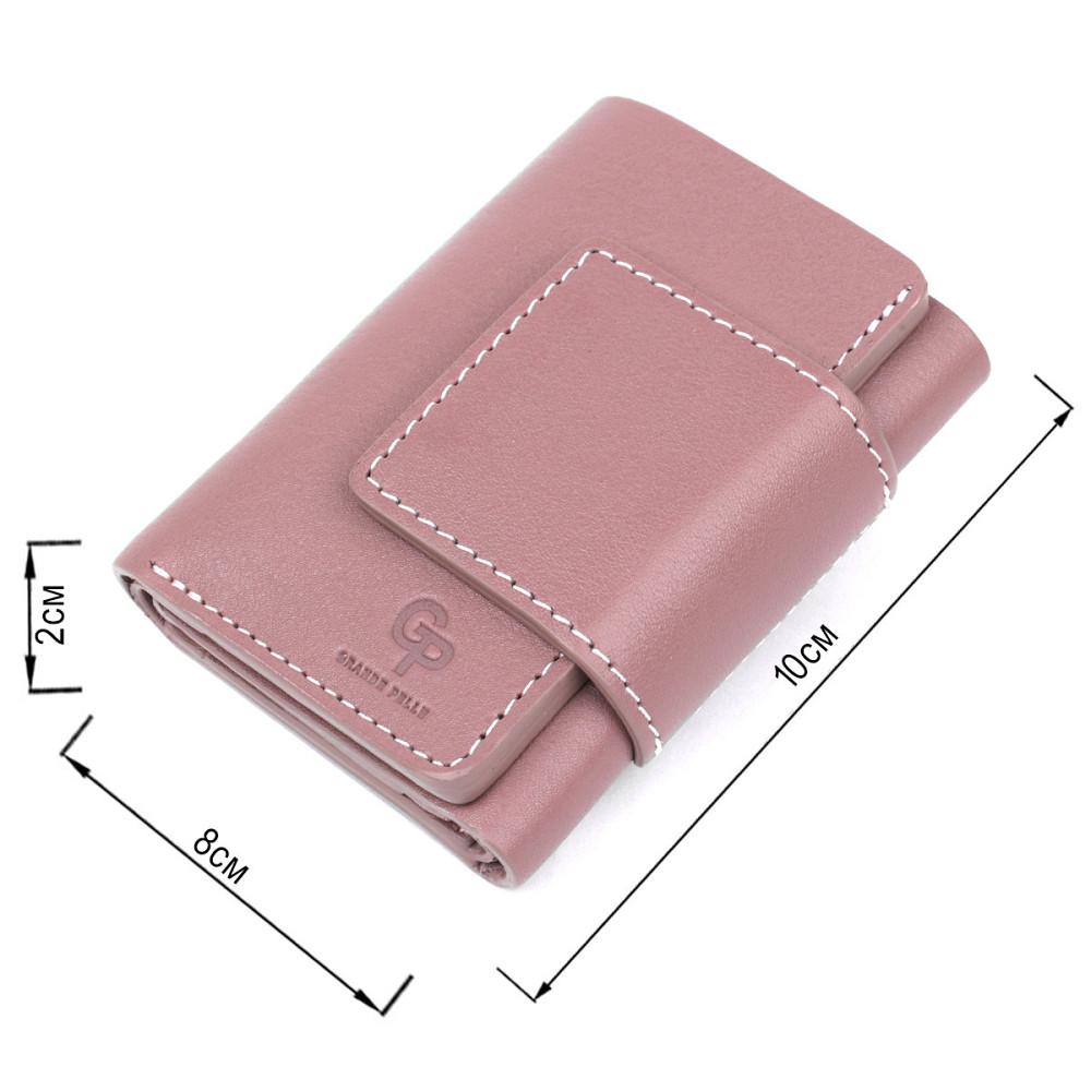 Отменное женское портмоне Grande Pelle 11575 Розовый Киев - изображение 8