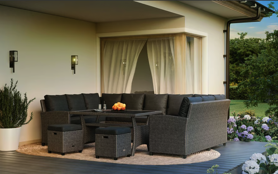 Набір садових меблів Di Volio Livorno Сірий/Графітовий Киев - изображение 10