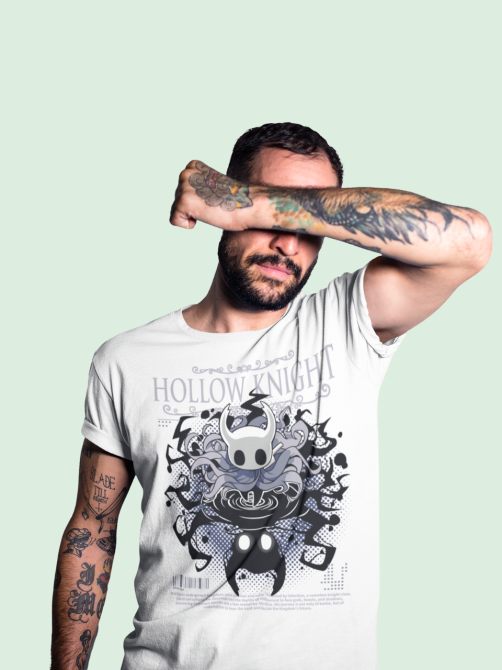 Футболка для мальчика аниме Холлов Книгхт Гаминг Індие оверсайз (рост от 165 до 180 ) Черний AnimeJ0574m Днепр - изображение 6