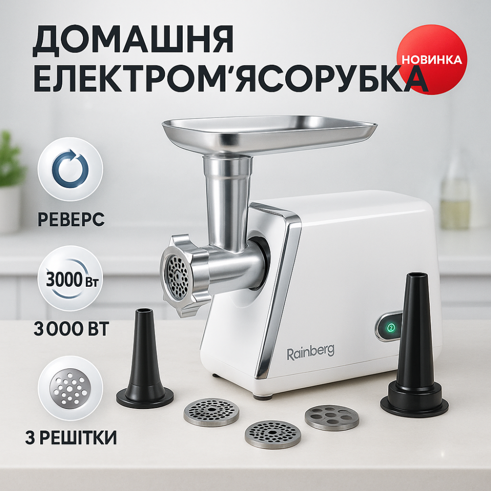 Бытовая мясорубка для фарша, Мясорубки надежные, Мощная домашняя мясорубка, Мини мясорубки HU-10 Львов - изображение 14