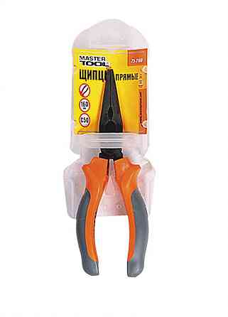 MASTERTOOL Щипці прямі MASTERTOOL 160 мм фосфатовані С50/HRC 55~65 25-2160 Коломия