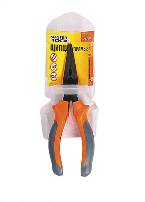 MASTERTOOL Щипці прямі MASTERTOOL 160 мм фосфатовані С50/HRC 55~65 25-2160 Коломия - фото 4