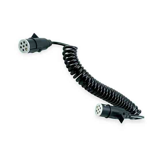 Кабель спиральный для приц. 7 полюс n (гильзапластмасовый) 4,0м электро. Мукачево