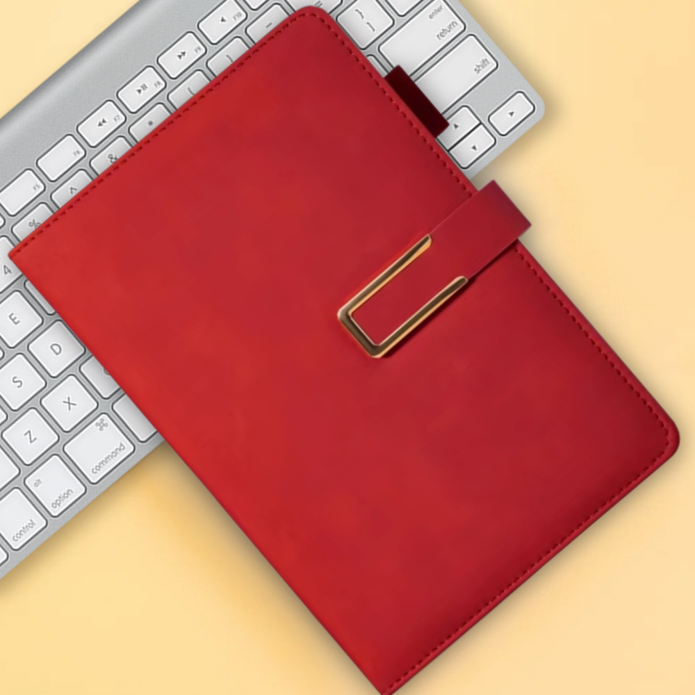 Ежедневник,планер блокнот с ручкой, 100 листов, формат А5,записная книжка,планер в мягкой обложке,красный Каменец-Подольский - изображение 1