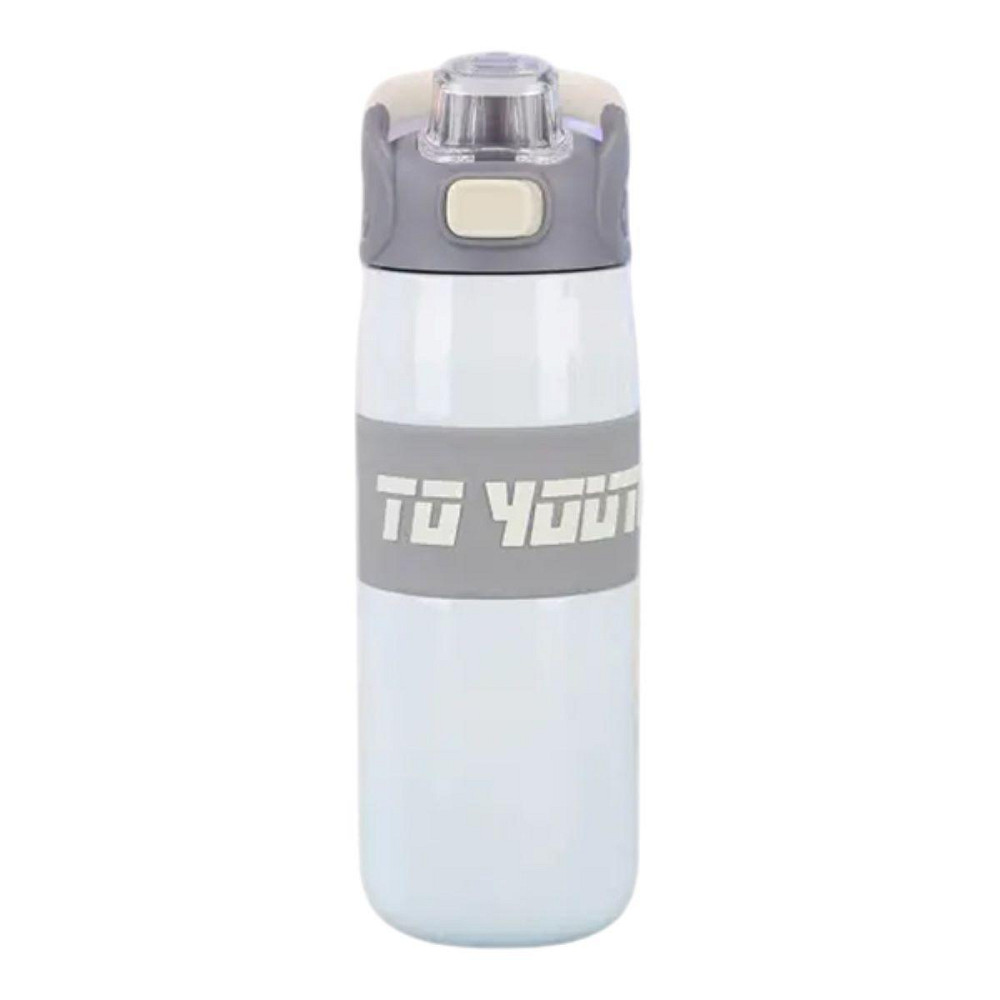 Спортивний термос з мундштуком 680 мл, білий Київ - фото 1