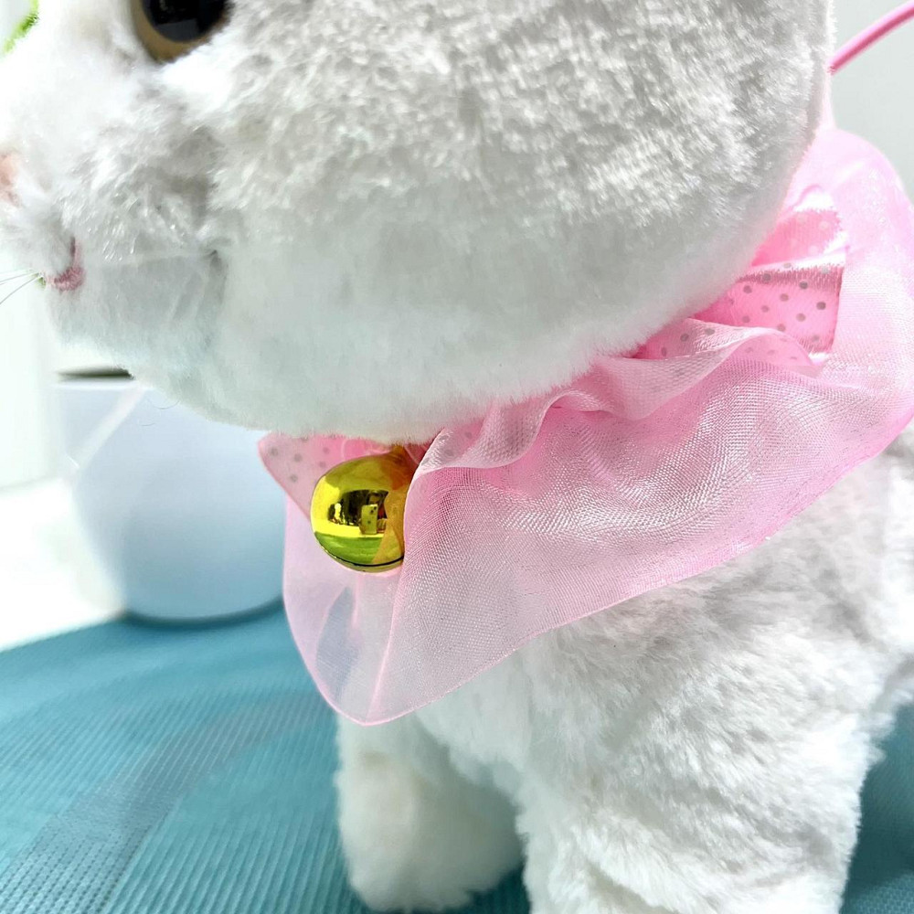 Кошеня інтерактивне на д/в ходить нявкає виляє хвостиком повідець-пульт Білий (933-132E ) Чернігів - фото 7