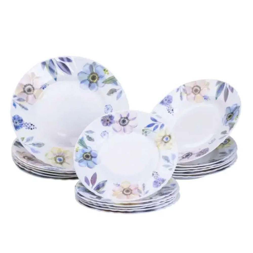 Фарфоровий столовий сервіз на 6 осіб, 18 предметів, білий Київ - фото 7