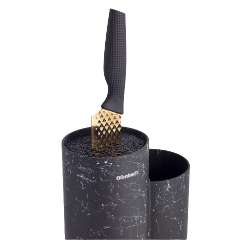 Підставка для ножів та кухонного приладдя 10,3*10,3*23см подвійна 100208 Ofenbach Житомир - фото 4