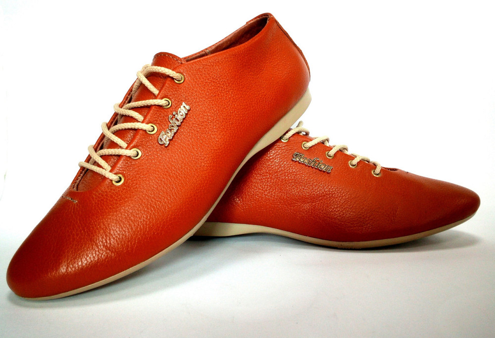 Женские кожаные туфли-лодочки производство Италии. Киев - изображение 7