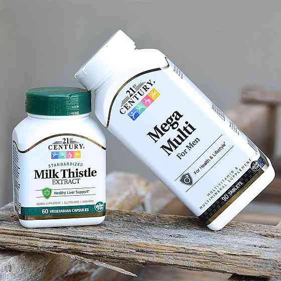 Standardized Milk Thistle Extract, 60 Vegetarian Capsules Луцк