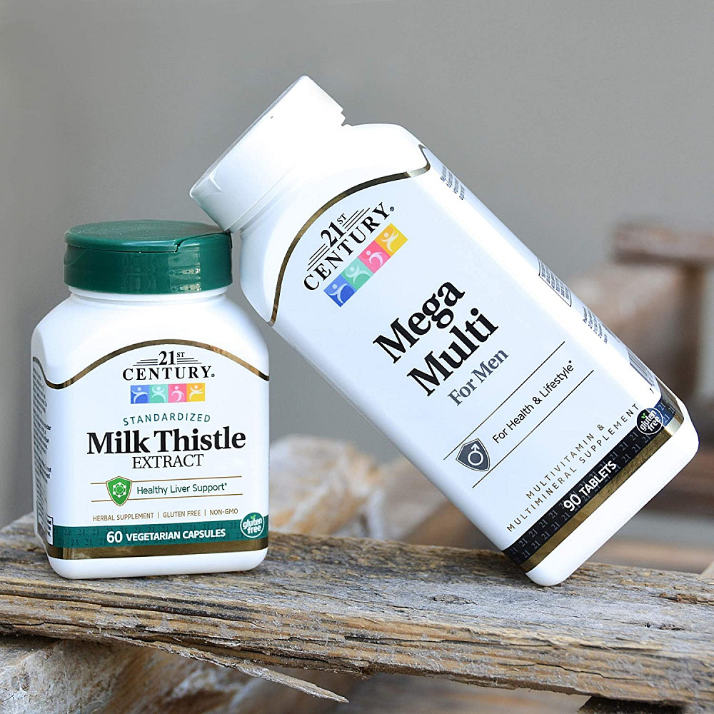 Standardized Milk Thistle Extract, 60 Vegetarian Capsules Луцьк - фото 2