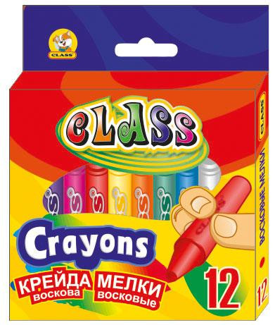 Олівці воскові 12 кол. "Class", 7603C, шт Київ - фото 1