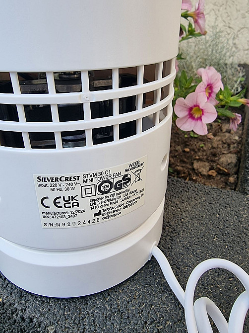 Міні-баштовий вентилятор Silver Crest STVM 30 C1 Луцьк - фото 4