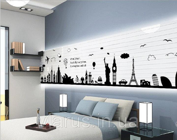Наклейка самоклеющаяся на стену Чудеса света Киев - изображение 6