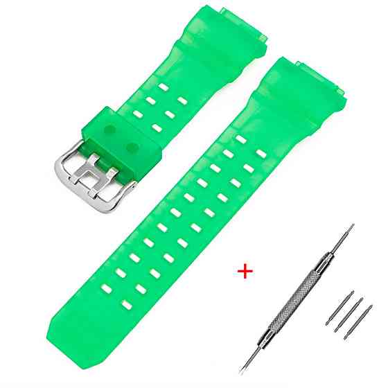 Ремешок для Casio G-Shock GW-9400 Transl Green SI SBR Киев