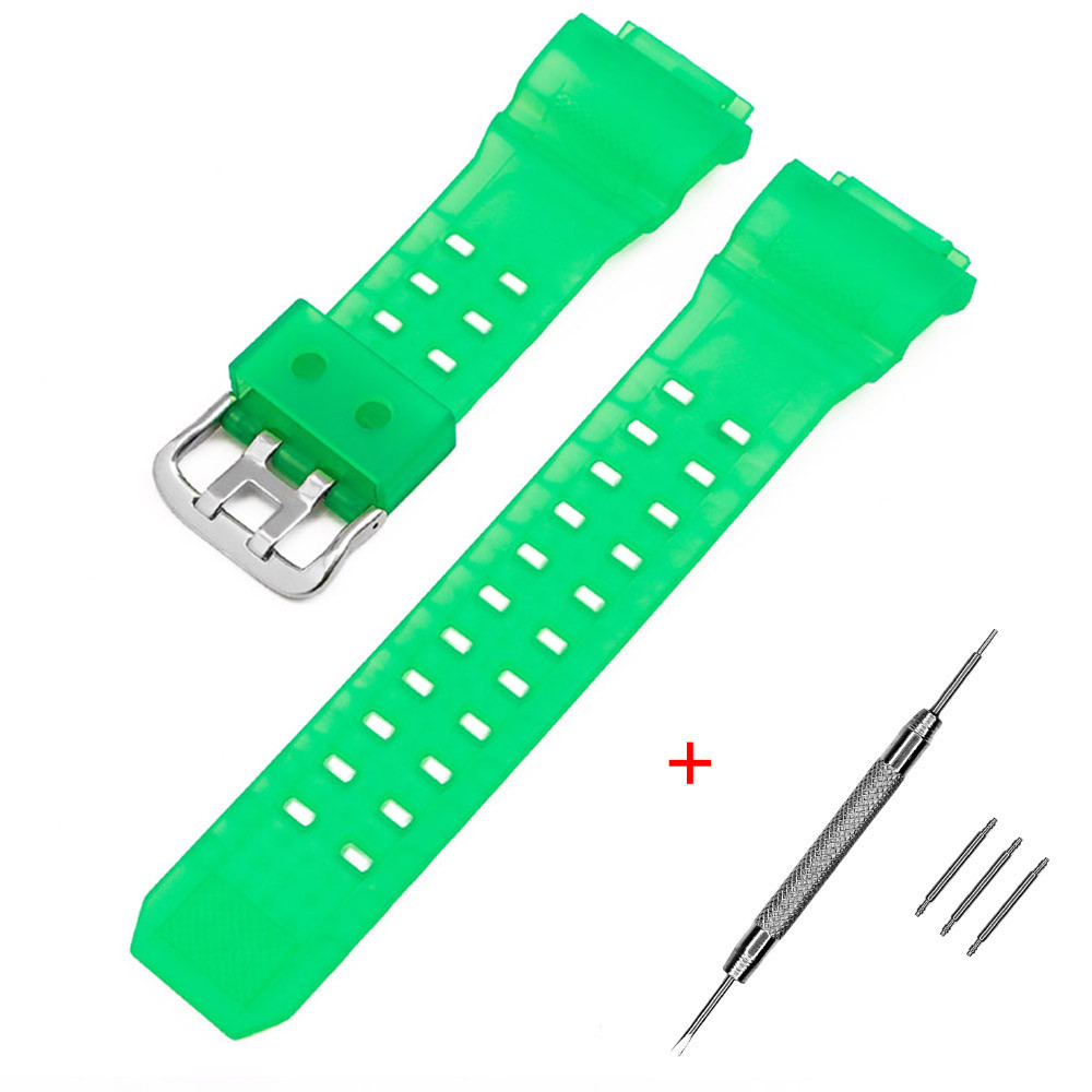 Ремешок для Casio G-Shock GW-9400 Transl Green SI SBR Киев - изображение 1