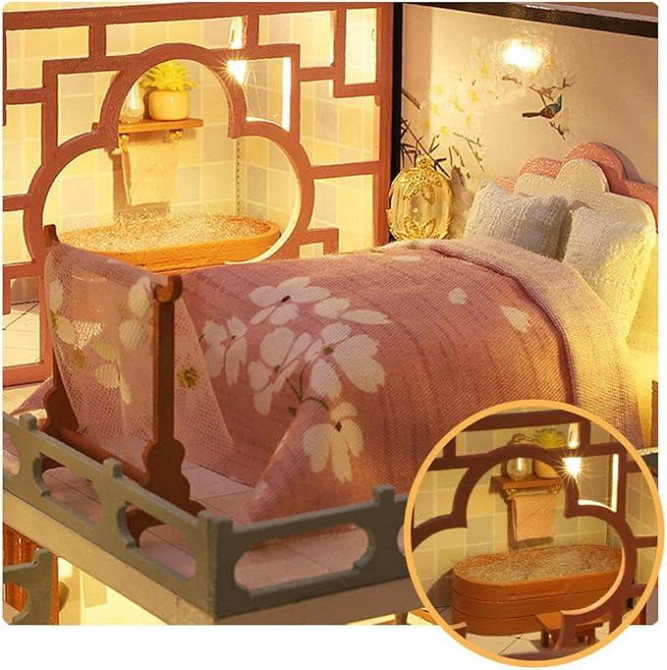 3D Румбокс DIY House в японском стиле + Пылезащитный купол (M032-B) Киев - изображение 4