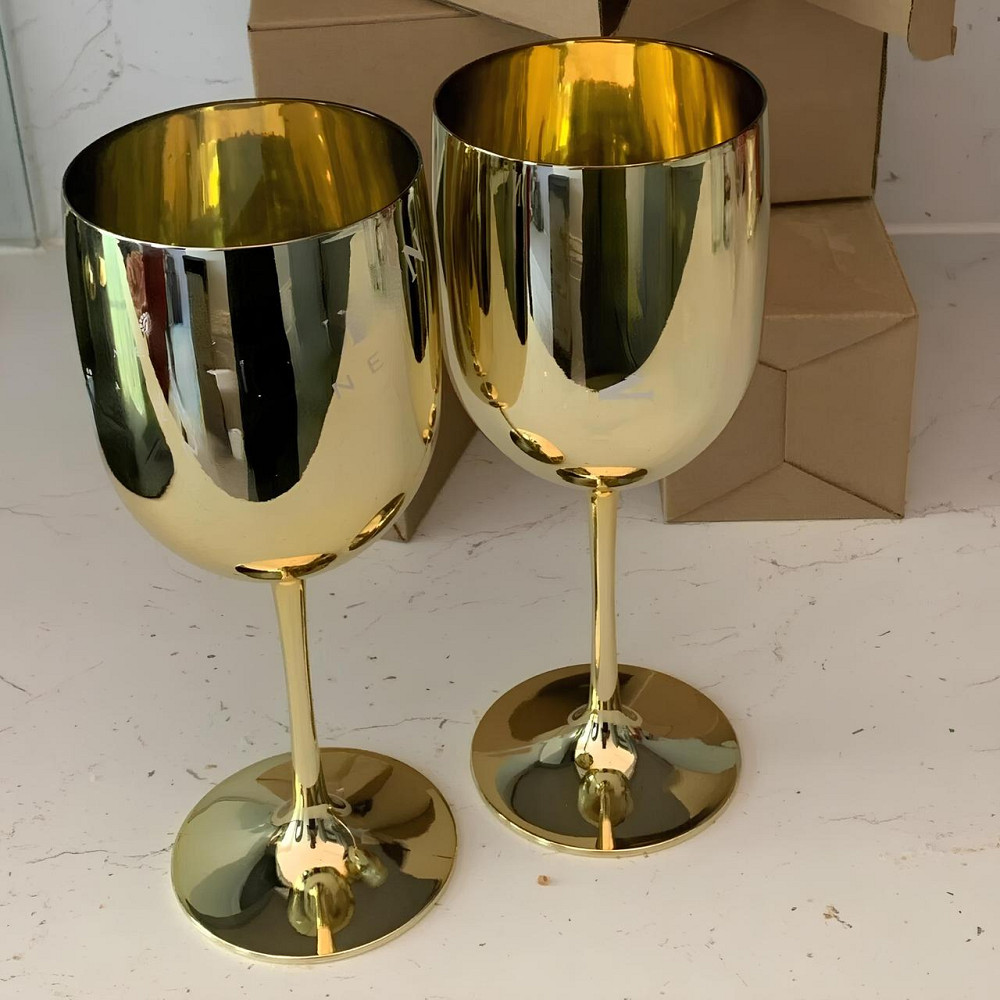 Фирменные бокалы для шампанского Moët & Chandon, Фужеры Мое Шандон. Золотой moet Киев - изображение 5