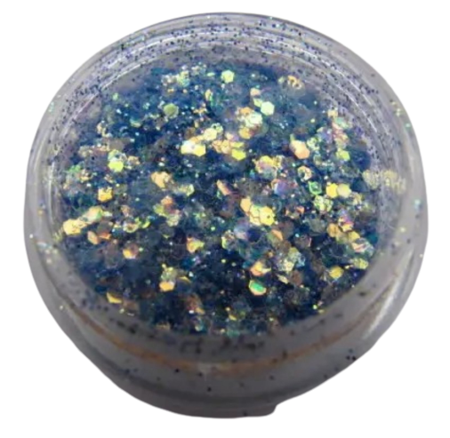 Прикрашання для дизайну нігтів "Брокард", колір блакитний хамелеон Київ - фото 1