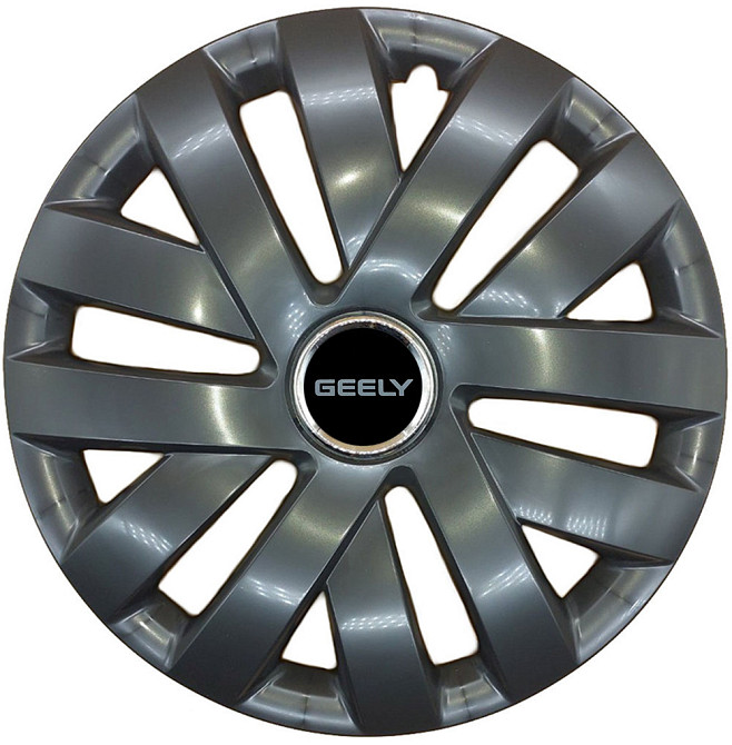 Автомобільні модельні ковпаки R15 SJS Geely 315 4шт, чорні Вінниця - фото 1