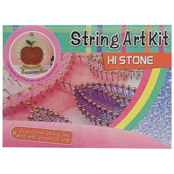 Дитячий набір для творчості стрінг-арт "Яблуко" YG0115(28287) дерев'яна основа Вінниця