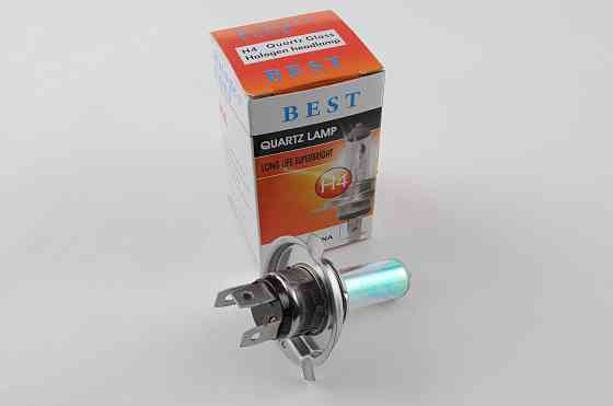 Лампа H4 (авто) 12V 18W/18W (хамелеон рожевий) BEST (mod:A) Київ