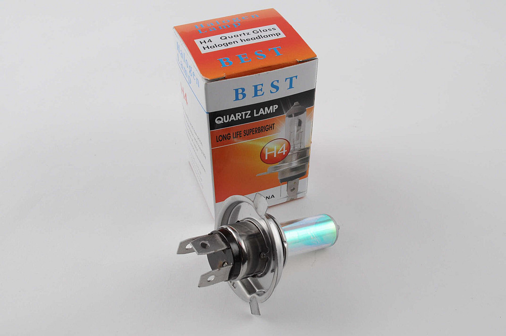 Лампа H4 (авто) 12V 18W/18W (хамелеон рожевий) BEST (mod:A) Київ - фото 1