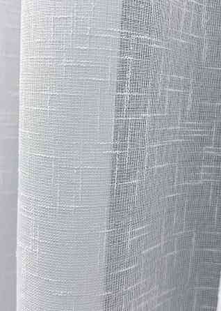 Тюль VR-Textil 1981т Лен однотонный Белый 400х270 см (42-1040) Киев