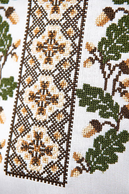 Вишиванка для хлопчиків, лляна, біла, топ Київ - фото 4