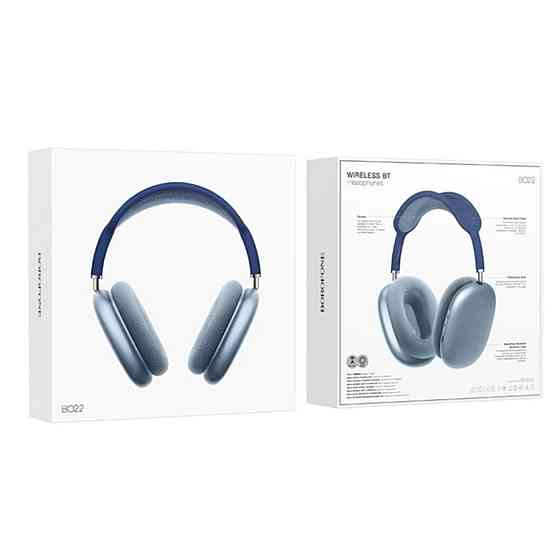 Навушники BOROFONE BO22 Elegant BT headphones Blue Киев
