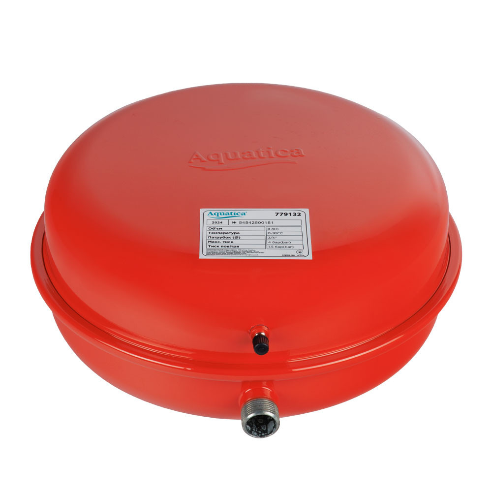 Бак для системи опалення плоский 8л Ø325 AQUATICA (779132) Рівне - фото 2